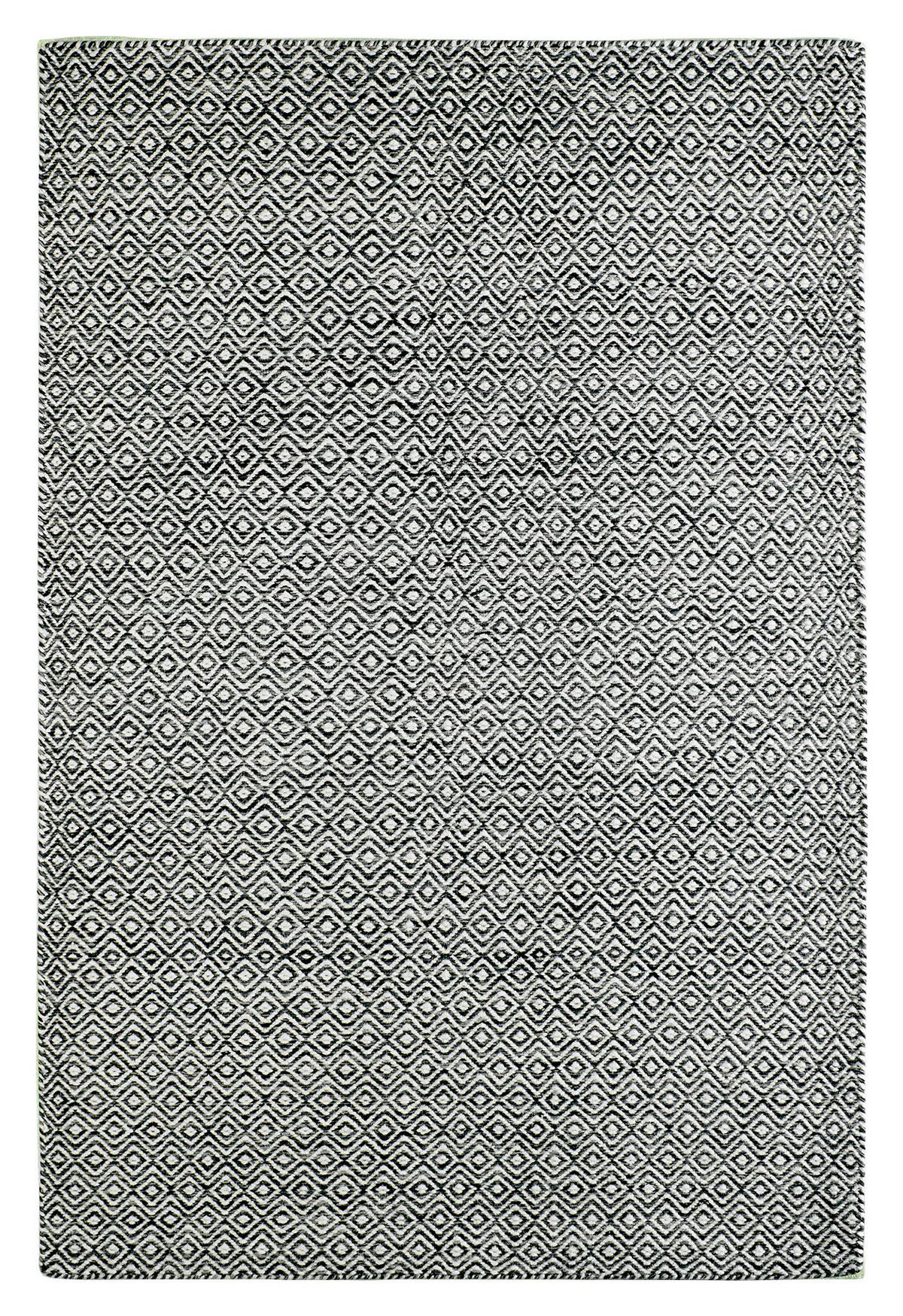 Flachwebteppich My Jaipur - Graphitfarben, Natur, Textil (80/150cm) - Obsession