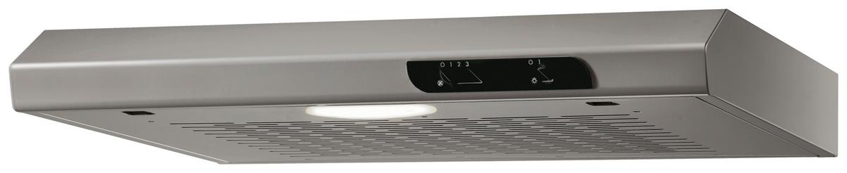 Dunstabzugshaube Suna Edelstahlfarben B: 60 Cm, Led - Edelstahlfarben, Trend, Metall (60/7,6/47cm) - Respekta