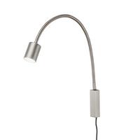 Led-wandleuchte 30499 Justi - Nickelfarben, KONVENTIONELL, Metall (6/52cm) - Fischer & Honsel