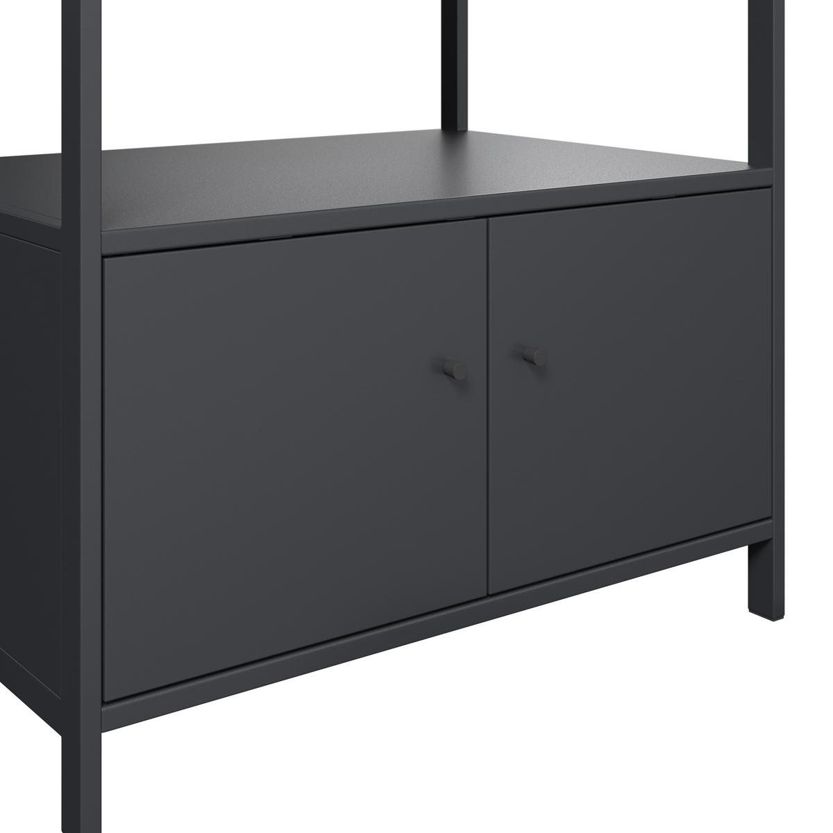 Outdoorküche Santiago IIi - Anthrazit/Naturfarben, Basics, Kunststoff/Metall (83/90/60cm) - Beldano