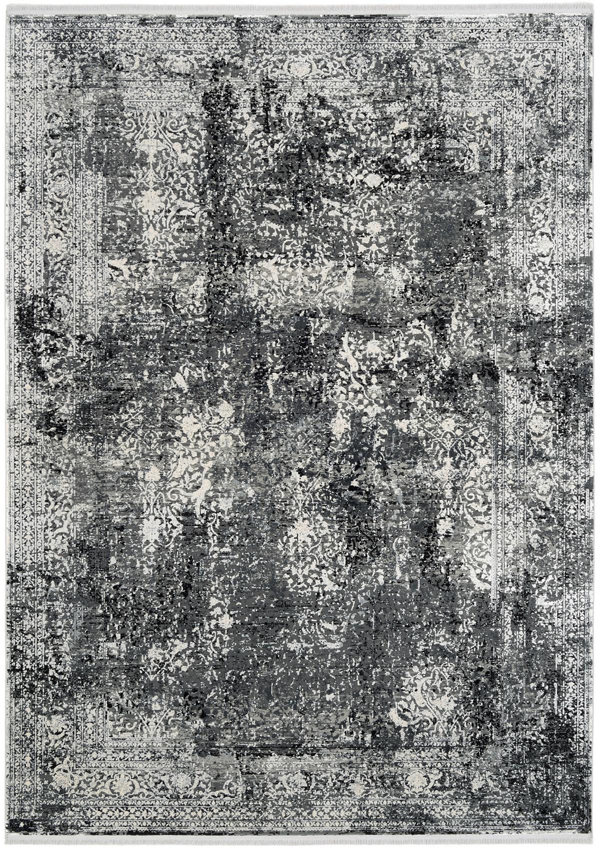 Webteppich Avignon - Dunkelgrau, Design, Textil (120/180cm) - Dieter Knoll