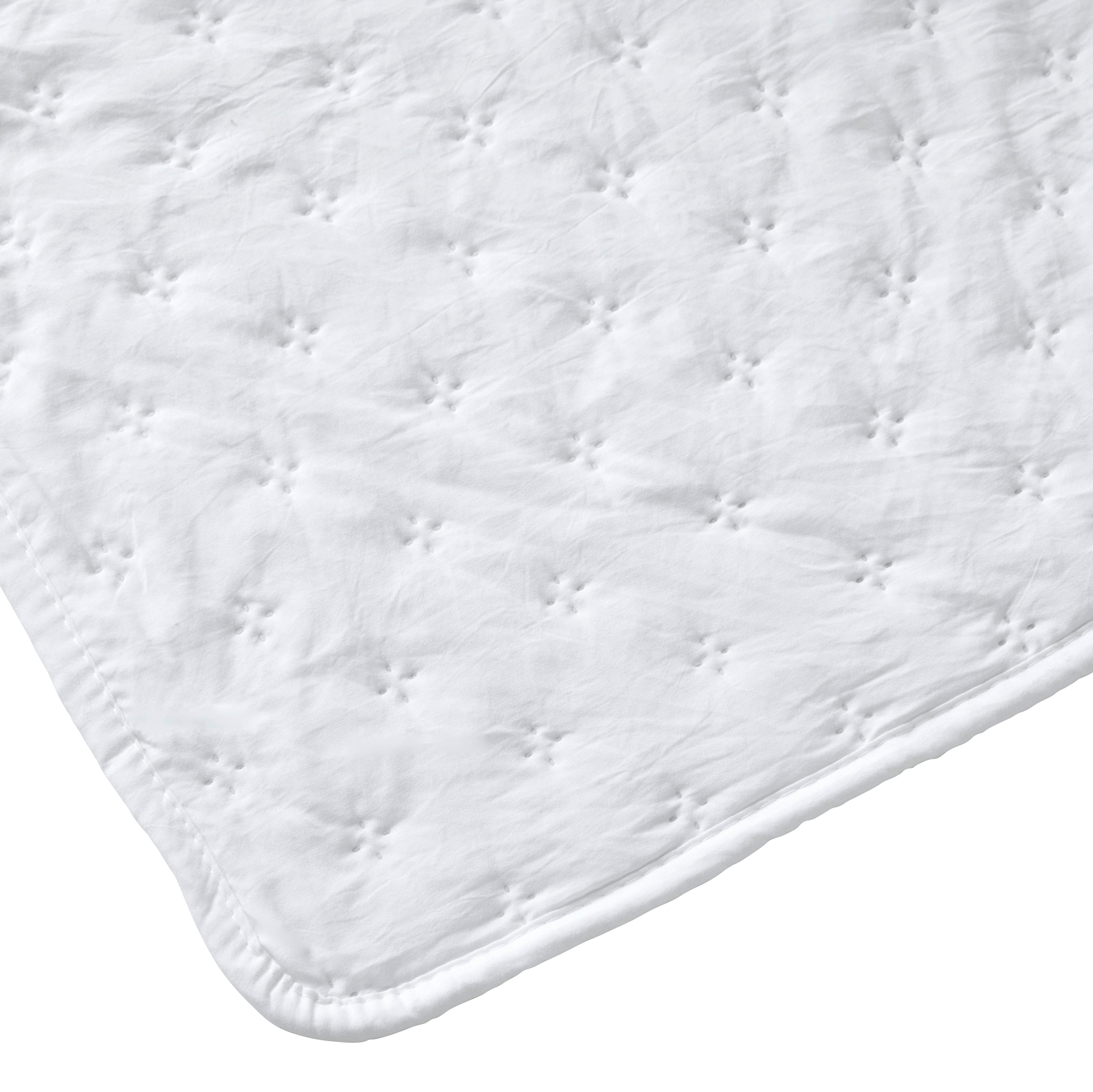 PŘEHOZ NA POSTEL ROMY - bílá, textil (220/240cm) - Mömax