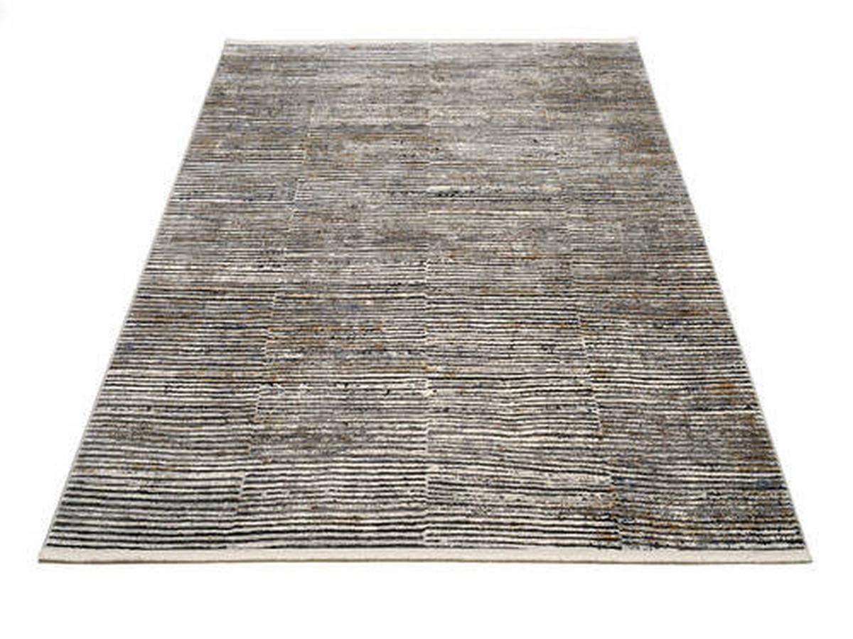 Webteppich Schwarz/beige Colorado Stripe 67x130 Cm - Beige/Schwarz, Design, Textil (67/130cm) - Musterring