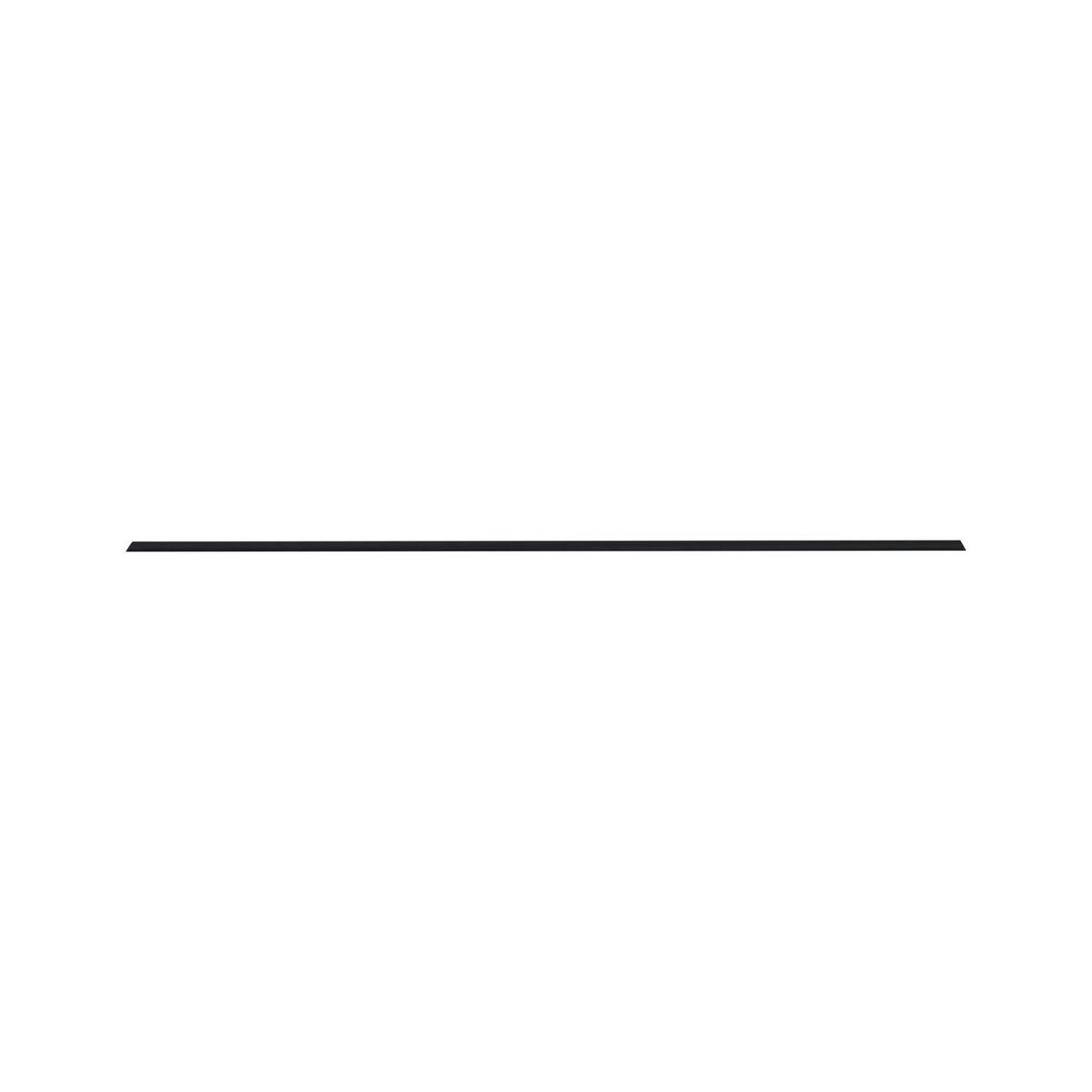 Schienensystem-abdeckschiene Linion Schwarz B: 3,6 Cm - Schwarz, Basics, Kunststoff (100/3,6/0,1cm) - Paulmann