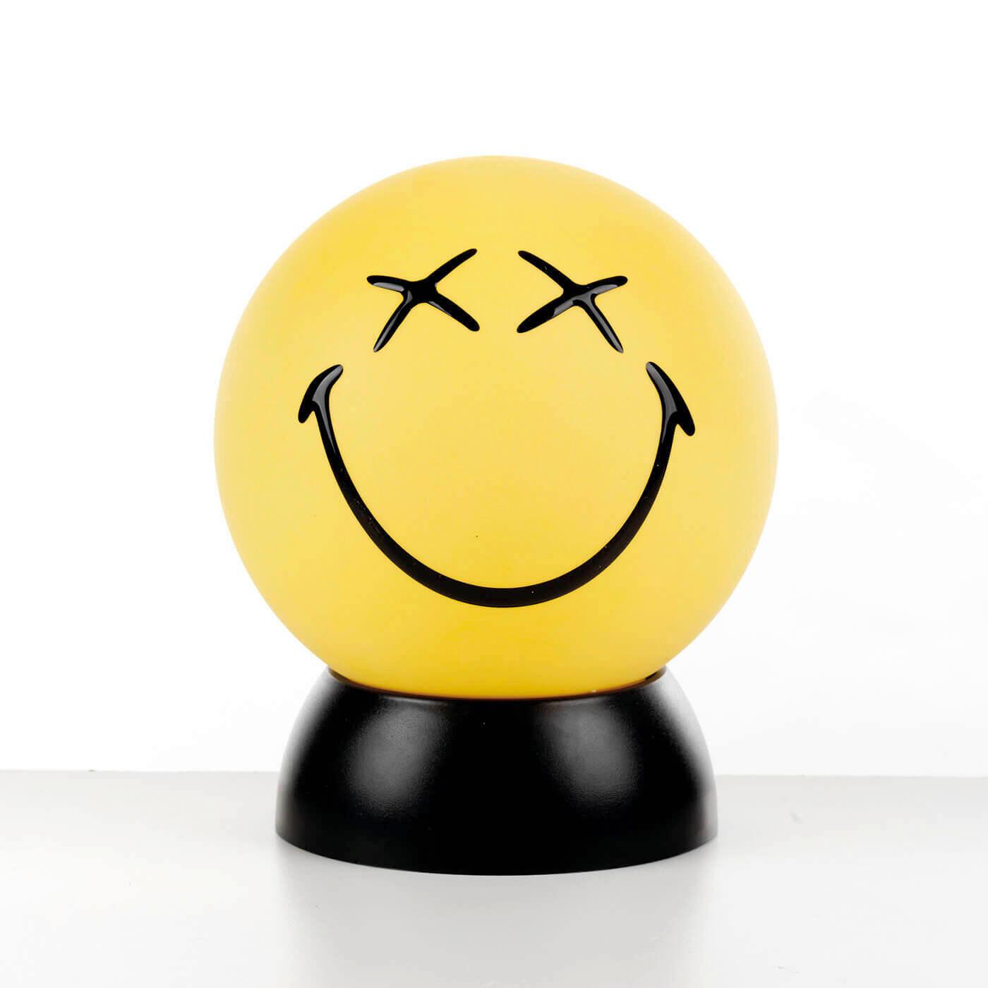 Kindertischleuchte Giallo Hellgelb L: 15 cm - Hellgelb/Schwarz, Basics, Kunststoff (15/15/20cm)