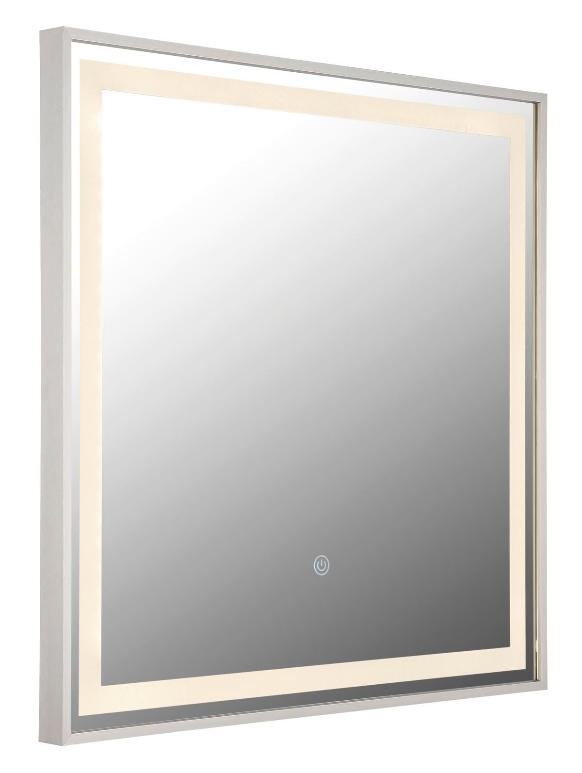 Leuchtspiegel 84037 - Basics, Glas/Kunststoff (50/50/2,8cm) - Globo