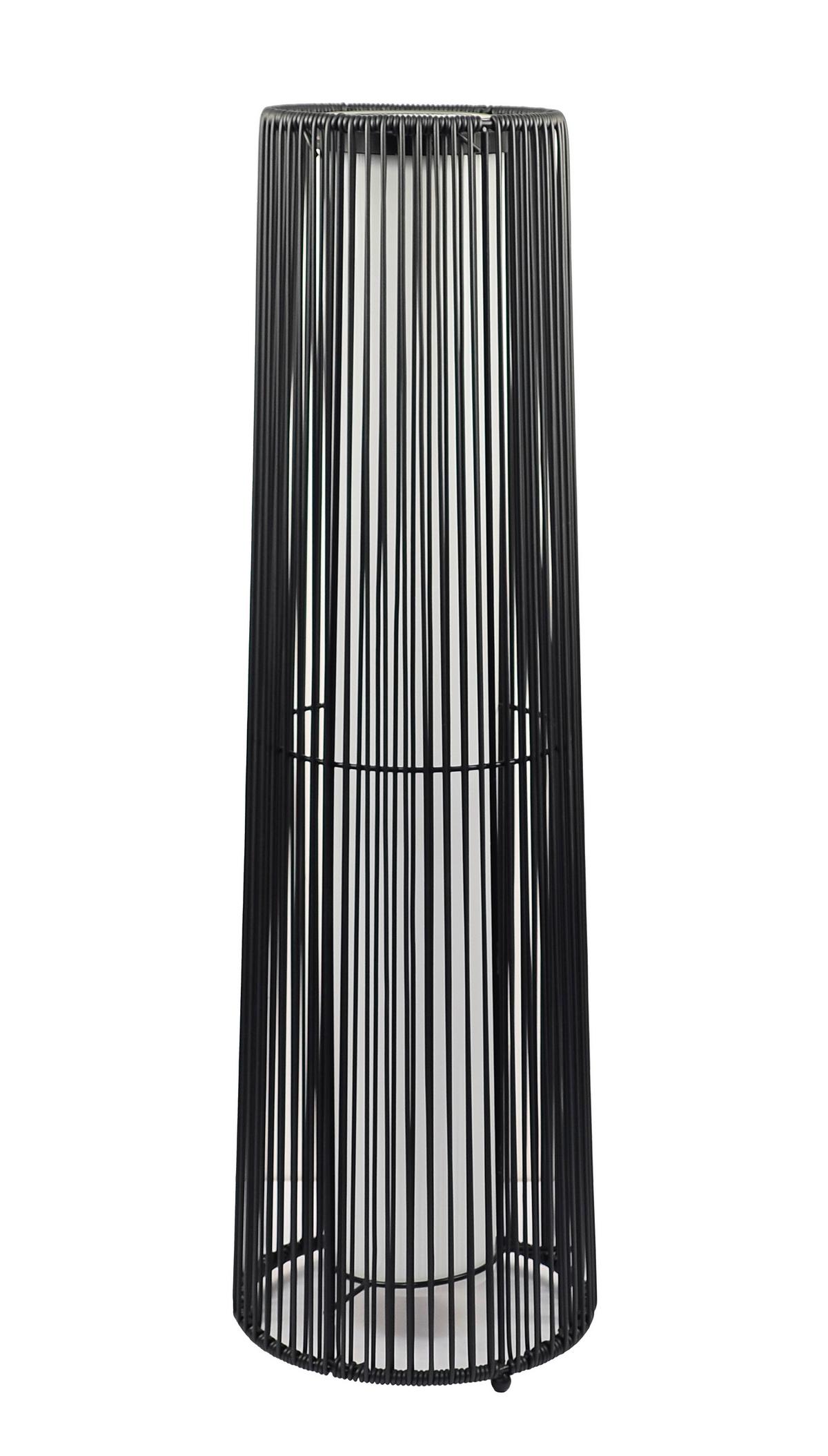 SOLÁRNE SVIETIDLO SCHOPI - čierna, Romantik / Landhaus, kov/plast (22/73cm) - Mömax