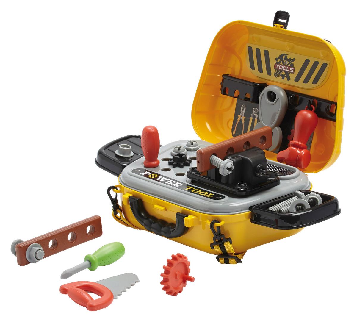 Kinderspielset Im Koffer Ab 3 Jahren, Versch. Modelle - Blau/Gelb, Basics, Kunststoff (25/19/10cm)