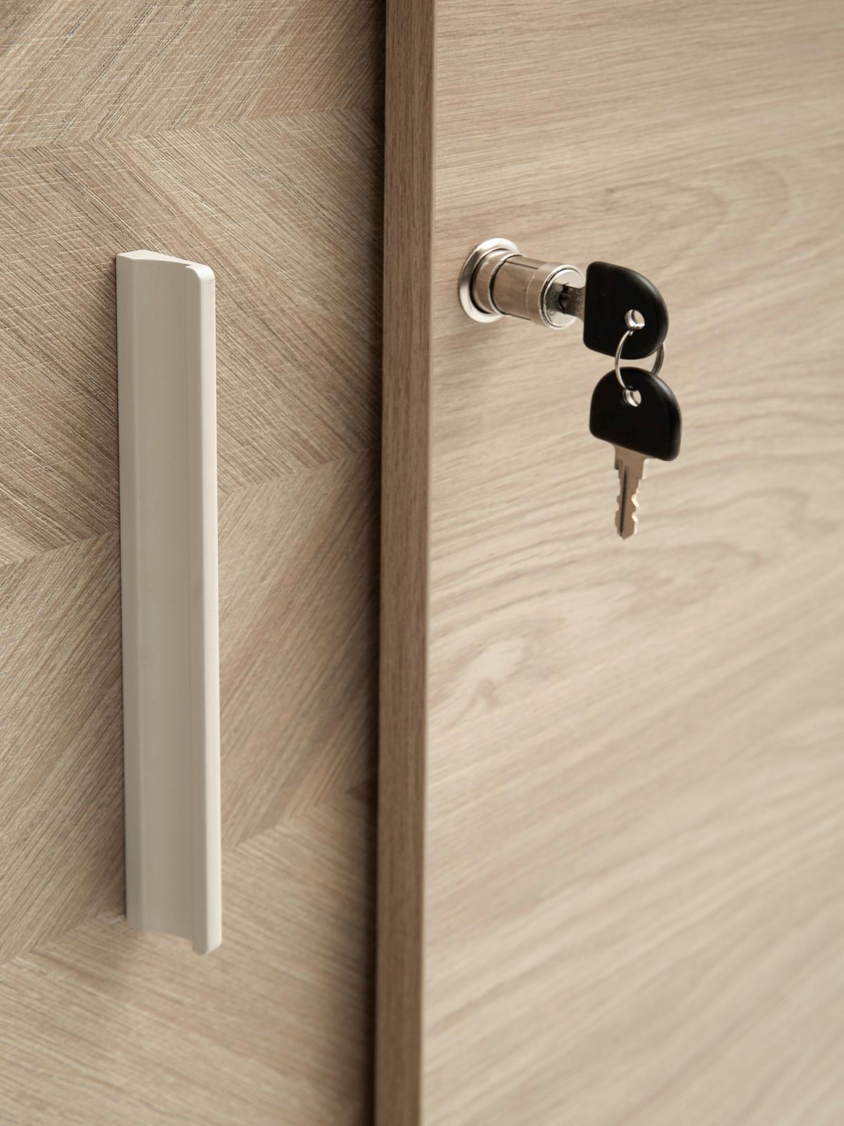 Aktenschrank Arezzo Eichefarben B: 80,1cm - Eichefarben, MODERN, Holzwerkstoff (80,1/113,4/38,2cm) - MID.YOU