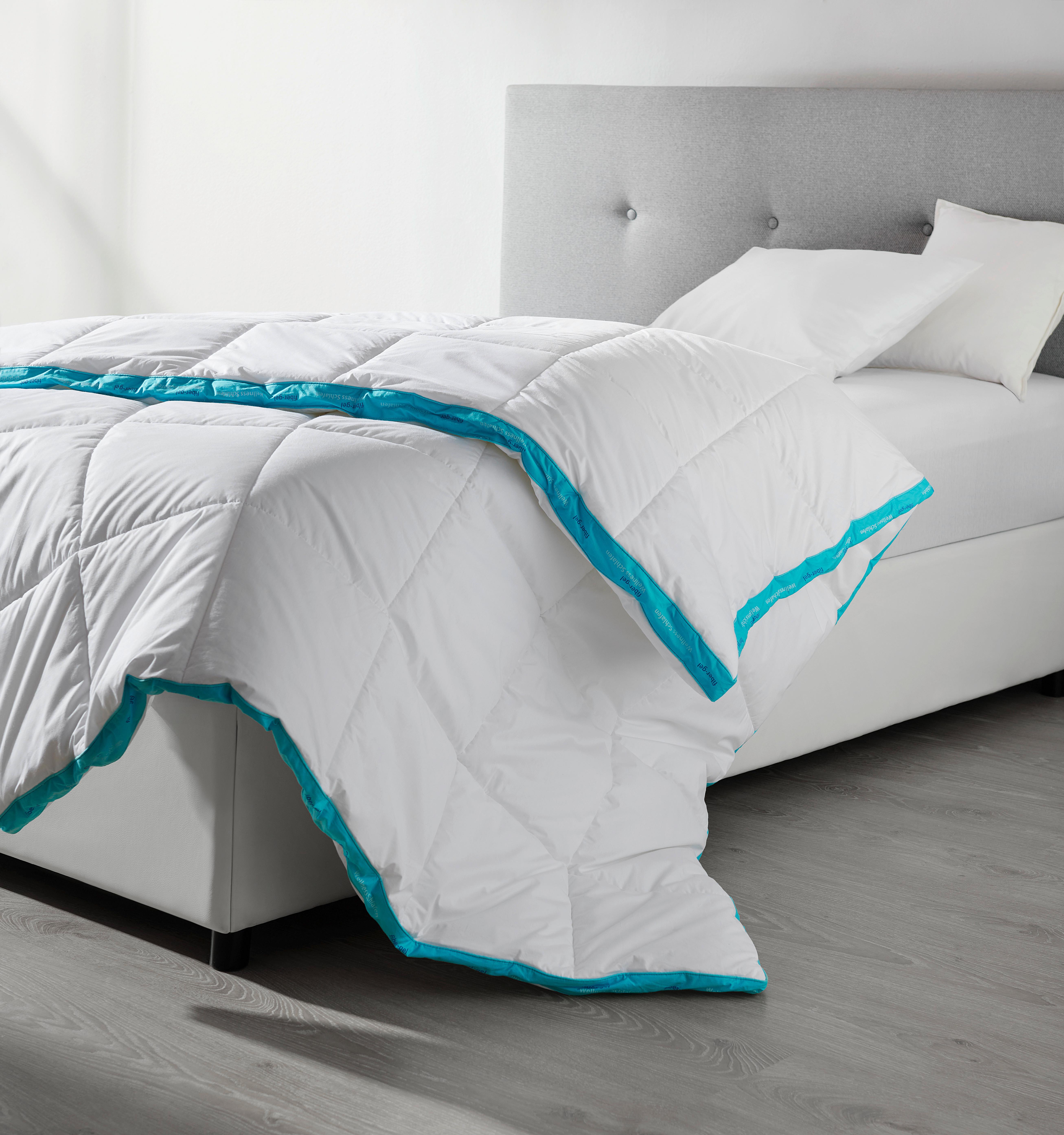 Duo prikrývka Wellness, 135-140/200cm - biela, Trend, textil (135-140/200cm) - Nadana