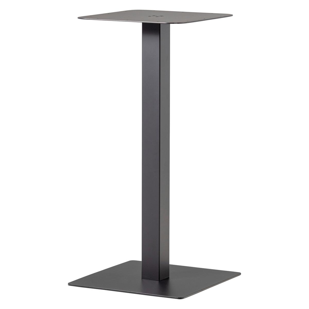 TISCHGESTELL Tablo Schwarz L: 50cm - Schwarz, MODERN, Metall (50/50/105cm) - Livetastic
