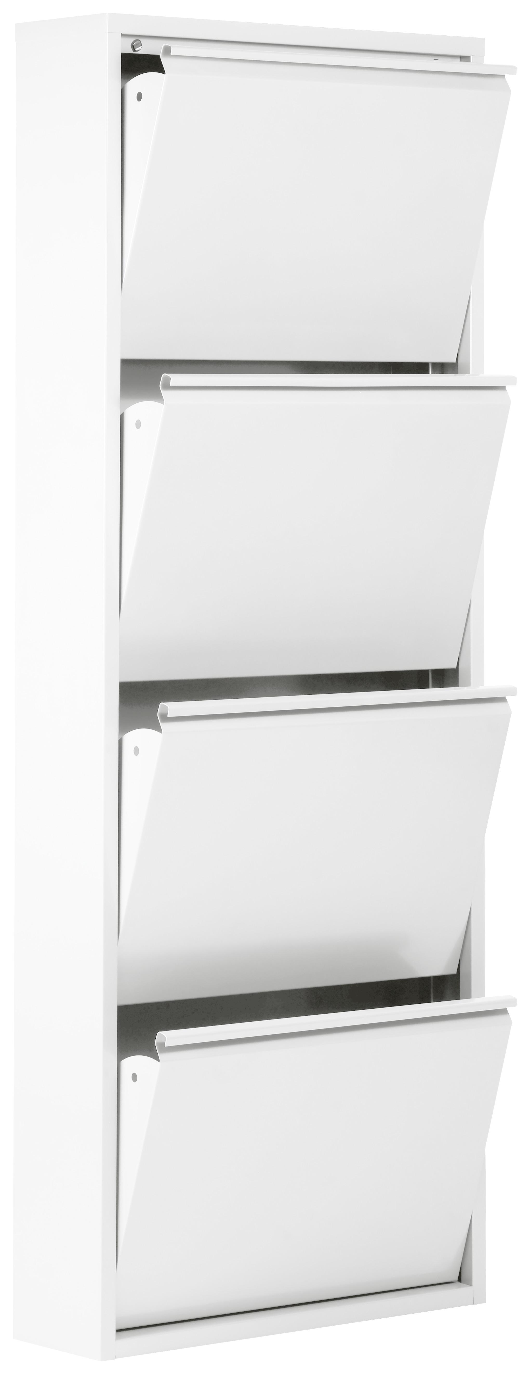 Schuhkipper Casa 4 Klappen Weiß B: 51 Cm - Weiß, Basics, Metall (51/137/13cm)