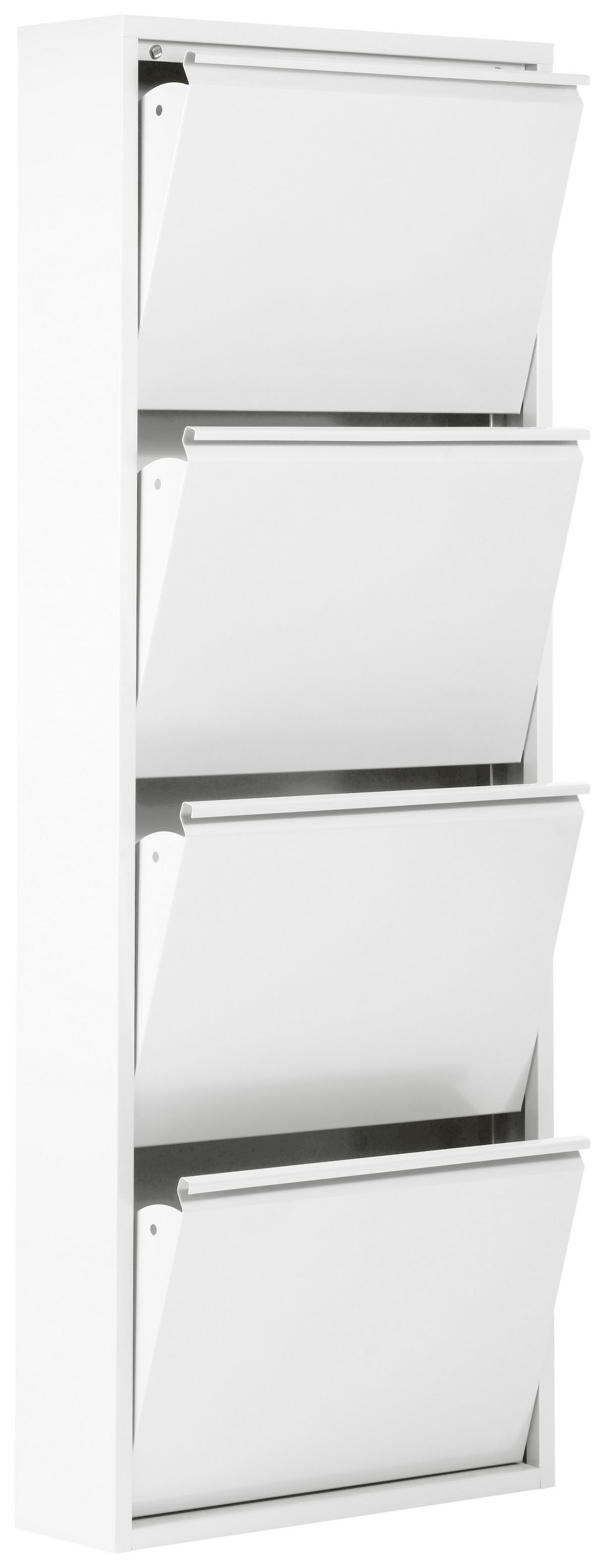 Schuhkipper Casa 4 Klappen Weiß B: 51 Cm - Weiß, Basics, Metall (51/137/13cm)
