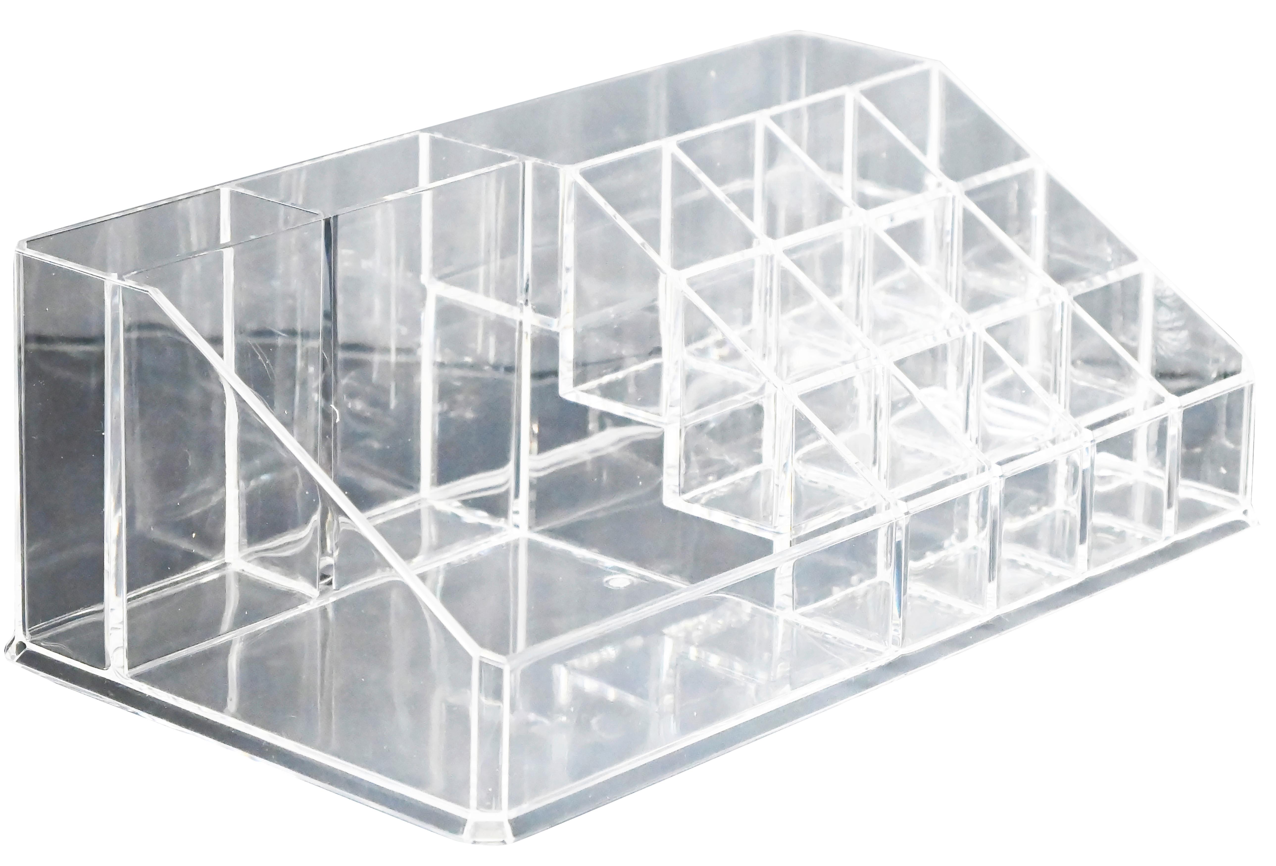 Kosmetik-organizer Milena - Transparent, Basics, Kunststoff (22,3/12,7/7,8cm) - Luca Bessoni