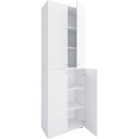 Aktenschrank Lona Weiß B: 70 cm - Weiß, Design, Holzwerkstoff (70/220/39cm) - MID.YOU