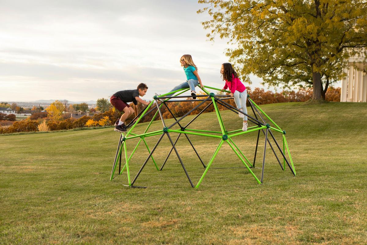 Klettergerüst Klettergerüst_geodome - Hellgrün, KONVENTIONELL, Metall (335/168cm)