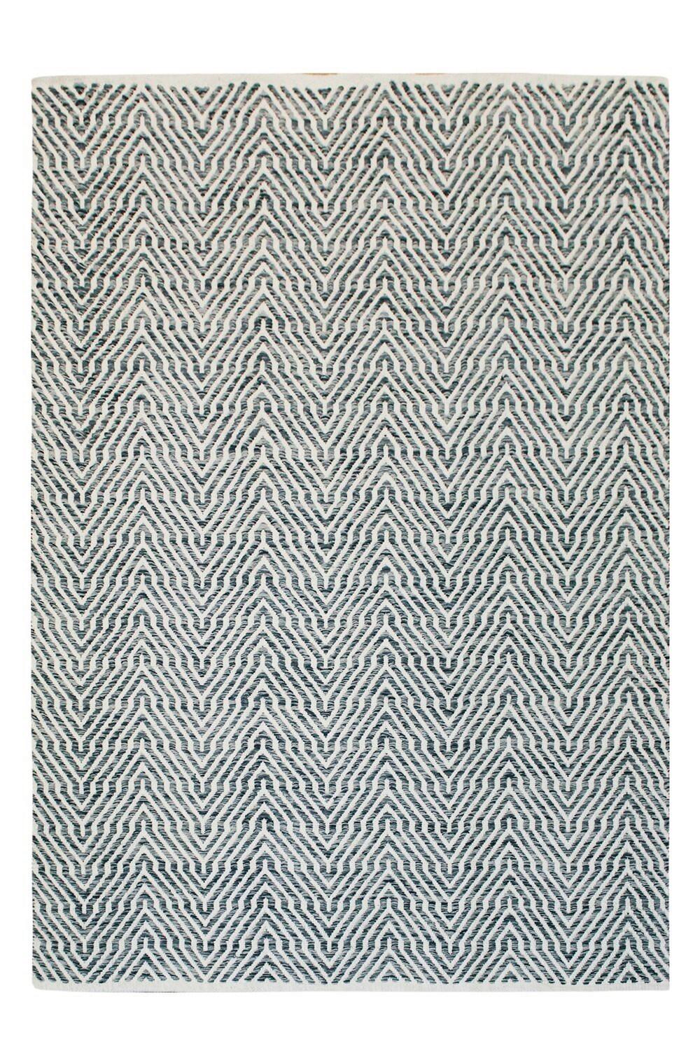 Flachwebteppich Aperitif Grau, 80x150 cm - Grau, KONVENTIONELL, Textil (80/150cm)