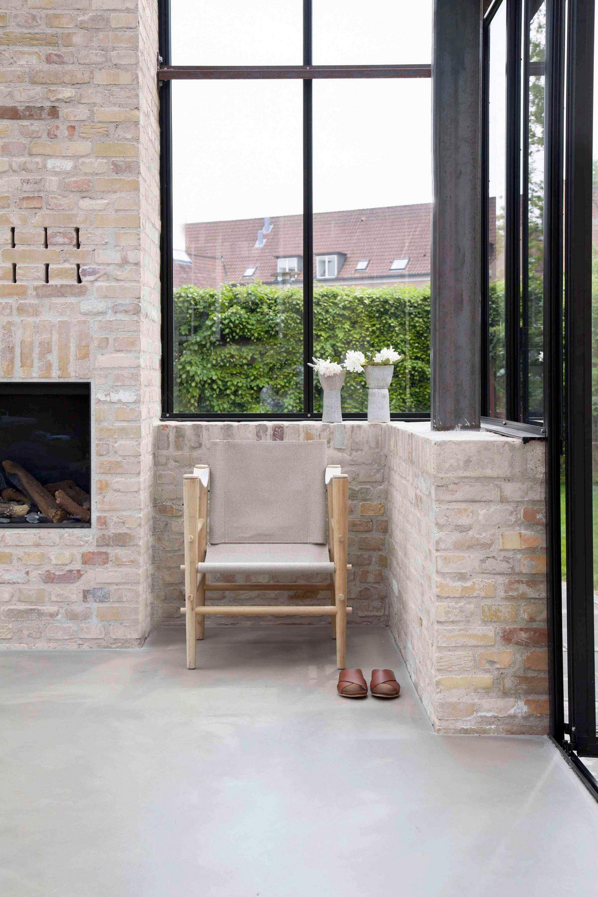 Loungesessel Safari aus Bambus - Beige/Naturfarben, Design, Holz (59/79/61cm) - MID.YOU