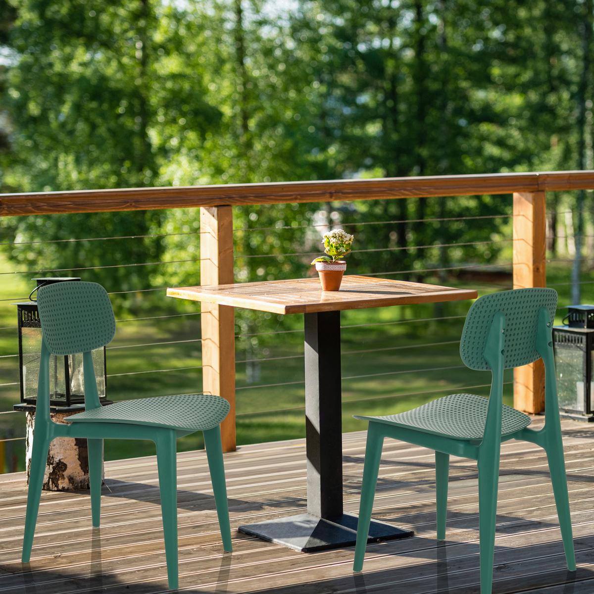 Gartensessel Artifo Hol Kunststoff - Grün, Basics, Kunststoff (42/79/51cm) - MID.YOU