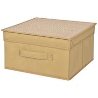 Úložný box SMART - béžová, Konventionell, kartón/textil (30/30/16cm) - Mömax