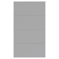 Schwebetür-erweiterung Unit F. Normalhöhe B: 115 Cm Hellgrau - Hellgrau, MODERN, Holzwerkstoff - Ondega