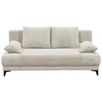 Schlafsofa Sally Hellgrau B: 211 Cm - Hellgrau/Schwarz, KONVENTIONELL, Textil (211/96/105cm) - MID.YOU