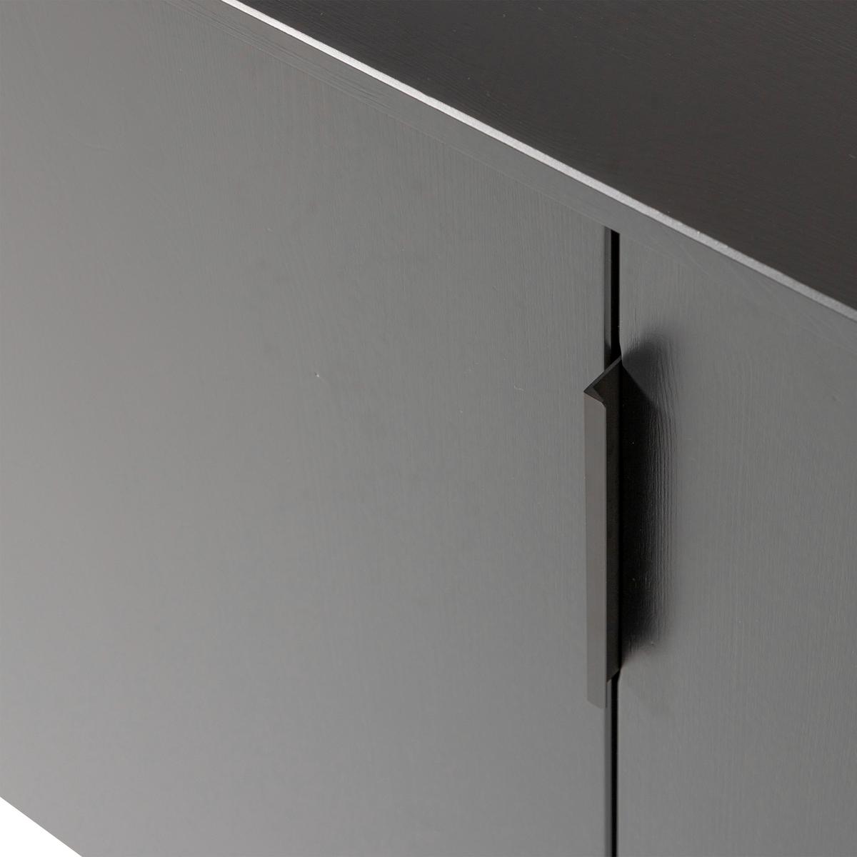 Sideboard Gunnar Schwarz B: 201 Cm - Schwarz, Design, Holz (201/85/44cm) - Livetastic