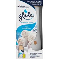 Raumdufthalter Glade Pure Clean Linen 269ml - Goldfarben/Weiß, Basics, Kunststoff/Metall (9/20,2/8cm)