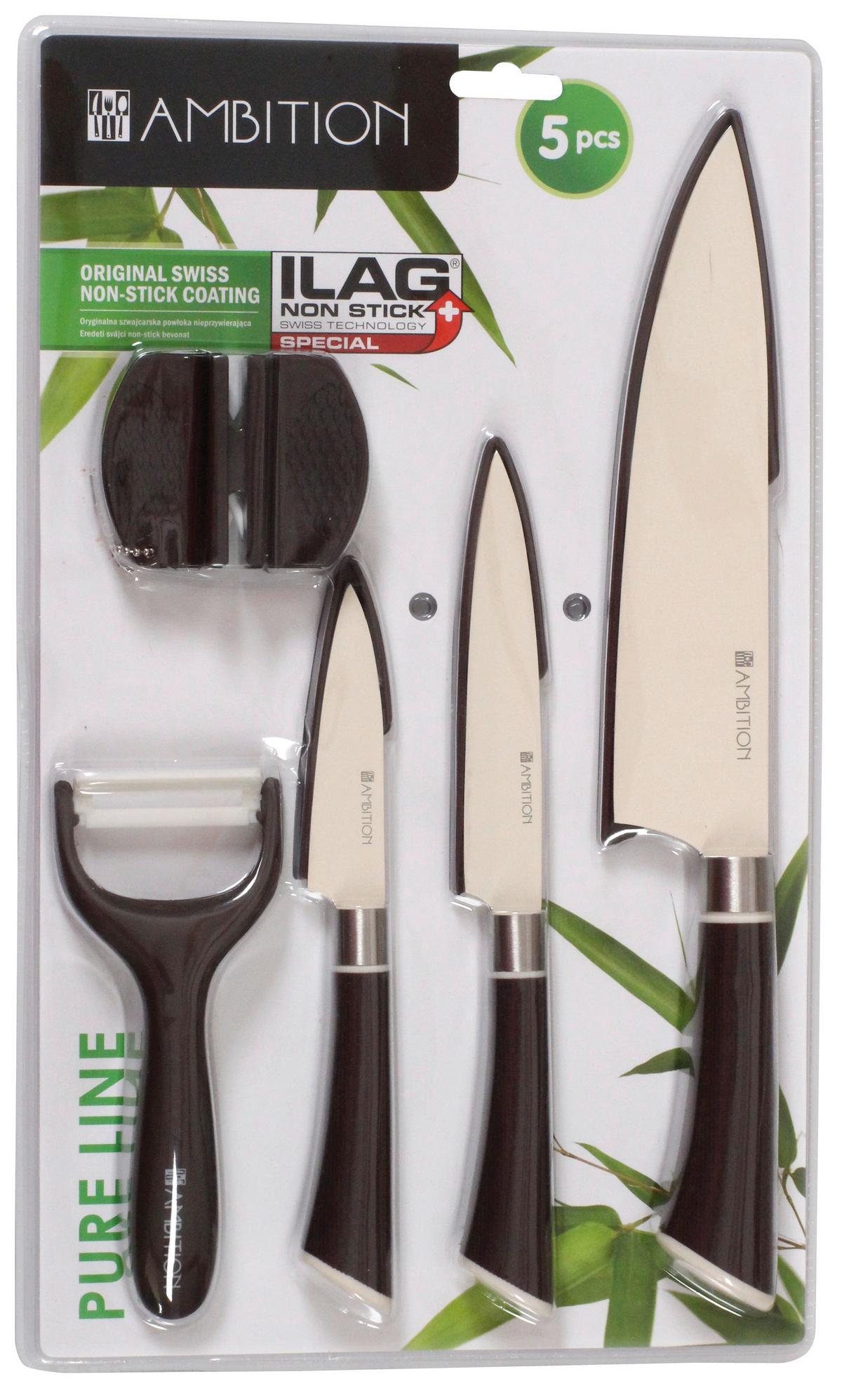 Kerámia-késkészlet Ambition Am-Pure Line - (15/20/1cm)