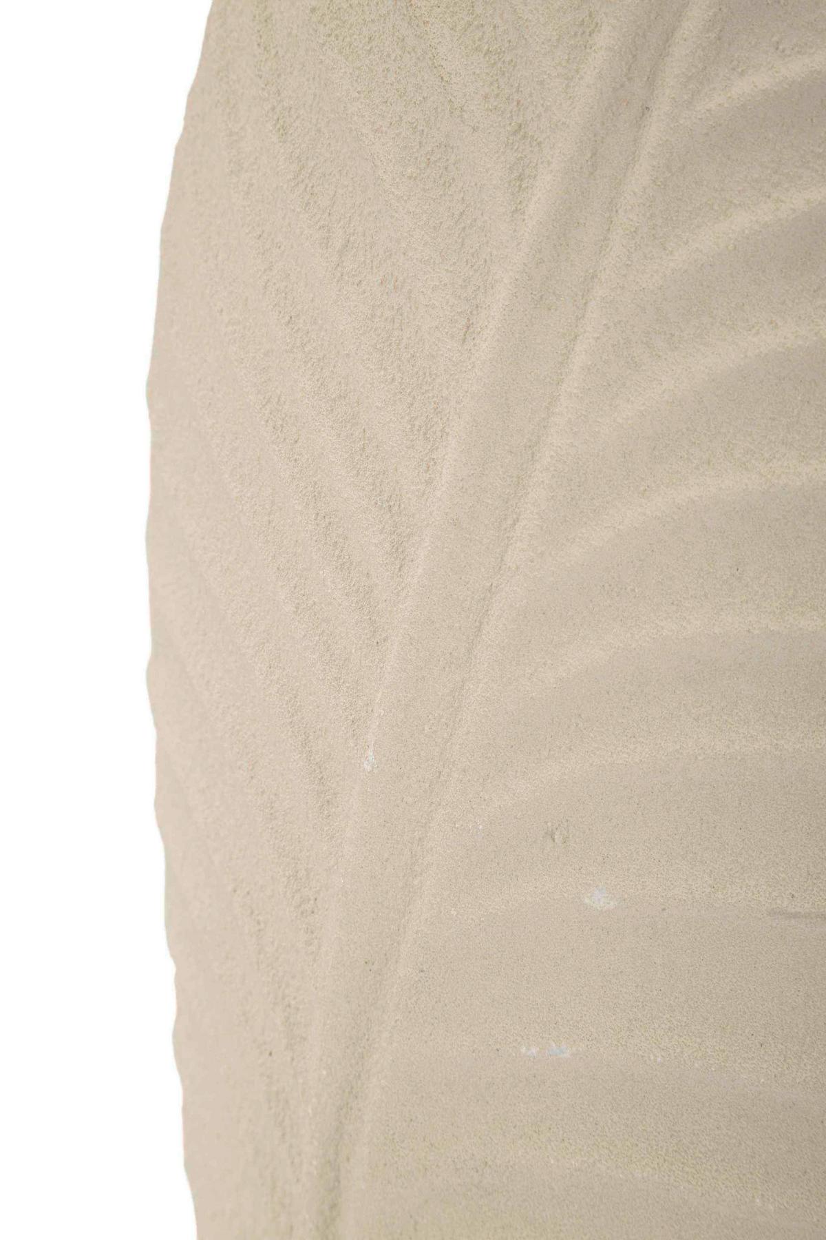 Vase Dune High Creme B: 18 Cm - Creme, Basics, Metall (18/29,5/9,5cm)