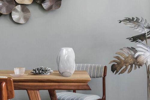 Vase Sidney Zylindrisch Glas Grau H: 25 Cm - Grau, Design, Glas (15/25/15cm) - Kayoom