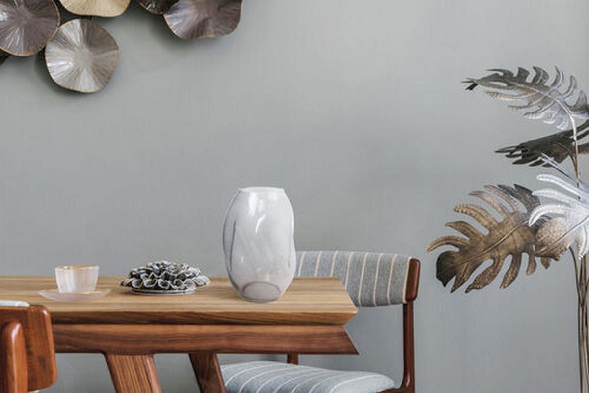Vase Sidney Zylindrisch Glas Grau H: 25 Cm - Grau, Design, Glas (15/25/15cm) - Kayoom