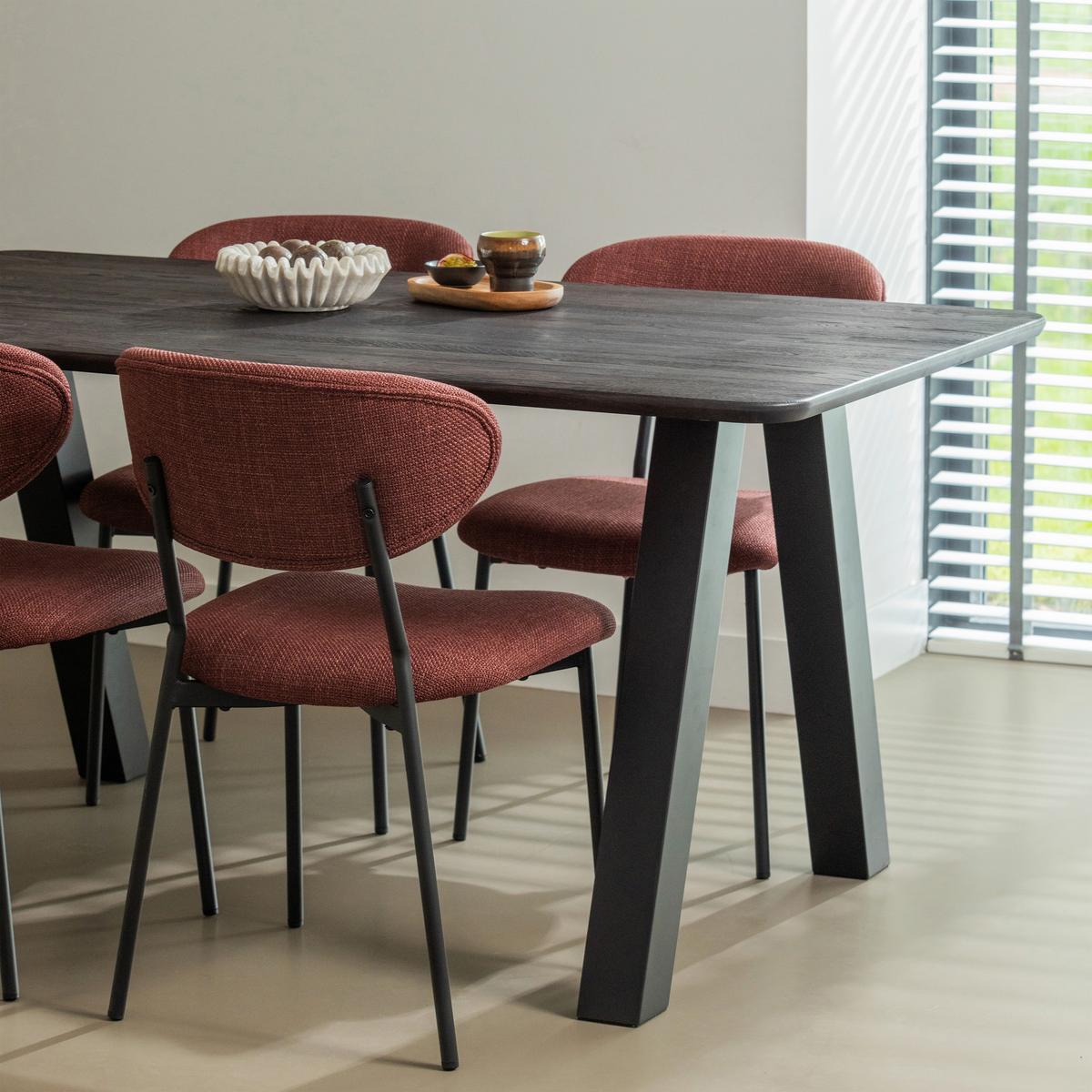 TISCHGESTELL Tablo Schwarz B: 79cm - Schwarz, MODERN, Metall (79/72/10cm) - Livetastic