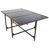 Gartentisch Klappbar Raloso Metall/Kunststoff/Glas L 170cm - Braun, MODERN, Glas/Kunststoff (170/110/72cm) - Ambia Garden