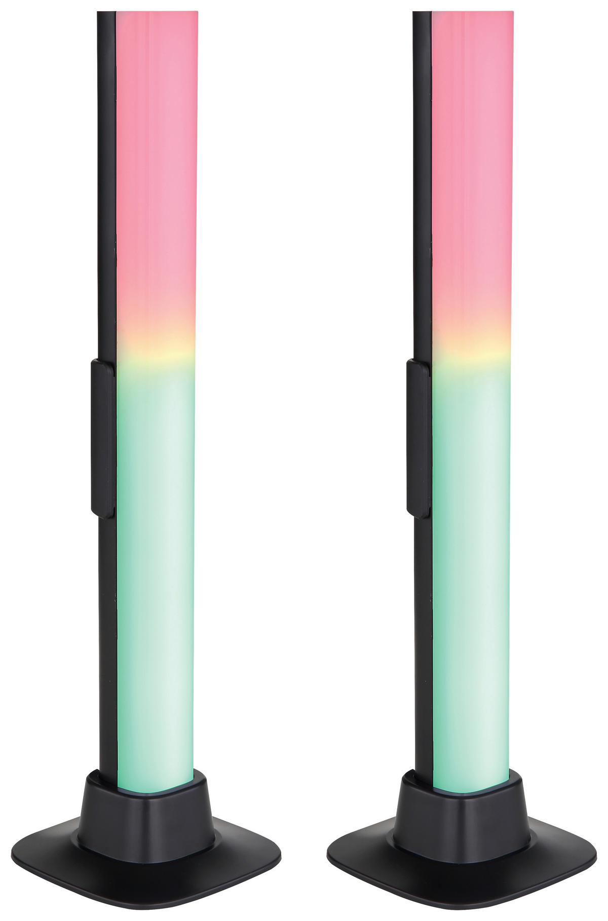 Tischleuchte Jenny - Opal/Schwarz, MODERN, Kunststoff (3/3/30cm) - Luca Bessoni