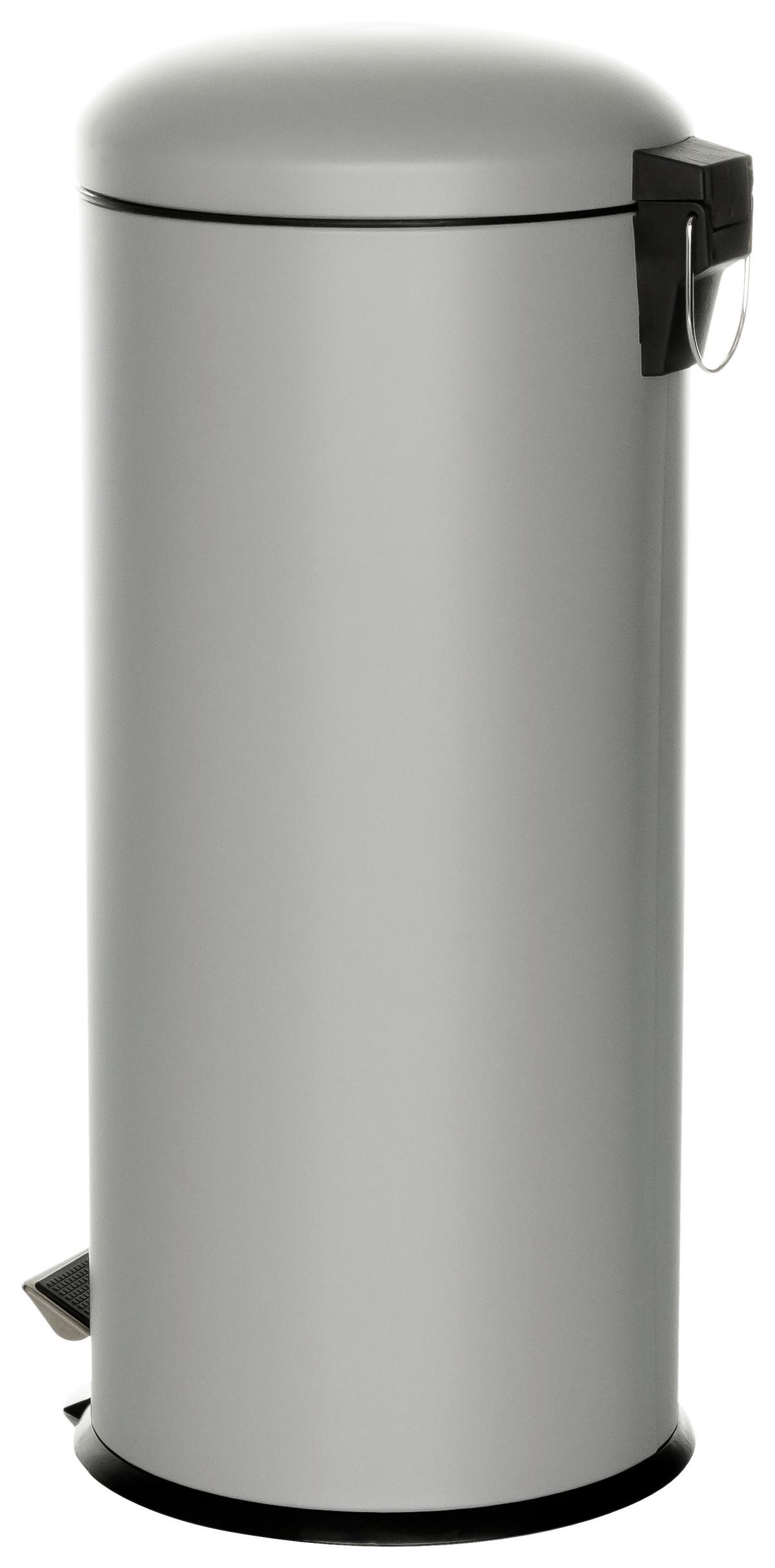 Abfallsammler Clean Viii - Schwarz/Grau, Basics, Kunststoff/Metall (30/69/30cm) - MID.YOU