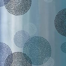 Bettwäsche REBECCA von James Wood aus Baumwolle in Blau mit Kreismuster Detail Muster