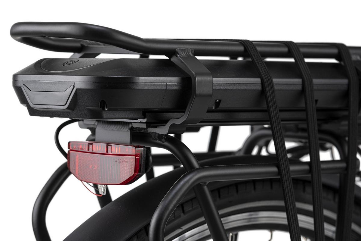 Elektrofahrrad 28 Zoll, 80 Km - Schwarz, MODERN, Metall