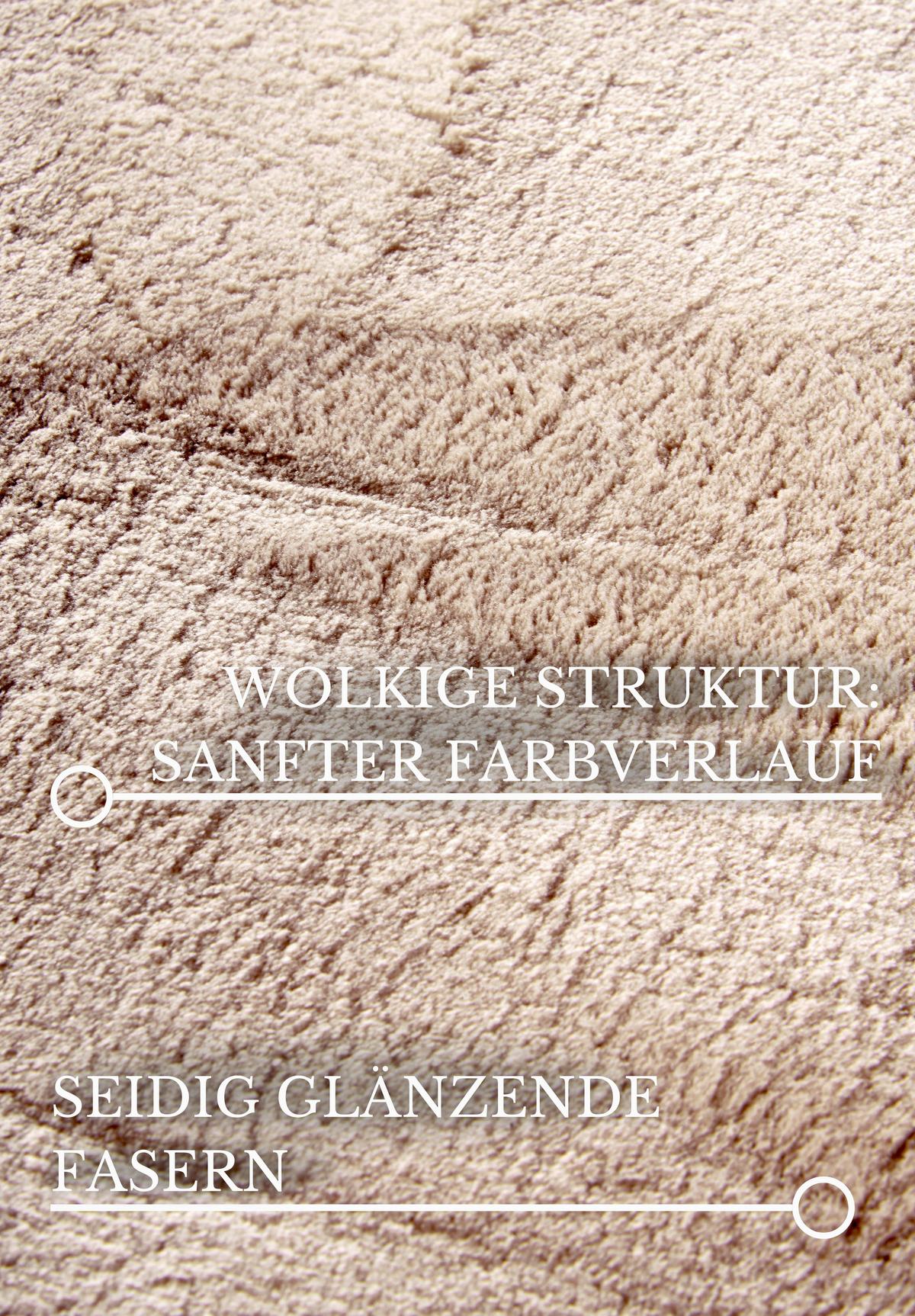 Hochflorteppich V&b Leon Creme 106159-160x230 - Creme, Basics, Textil (160/230cm) - Villeroy & Boch