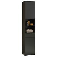 Hochschrank Spice Bxh: 40x191 Cm Schwarz Stehend - Schwarz, MODERN, Holzwerkstoff (40/191/32cm) - MID.YOU