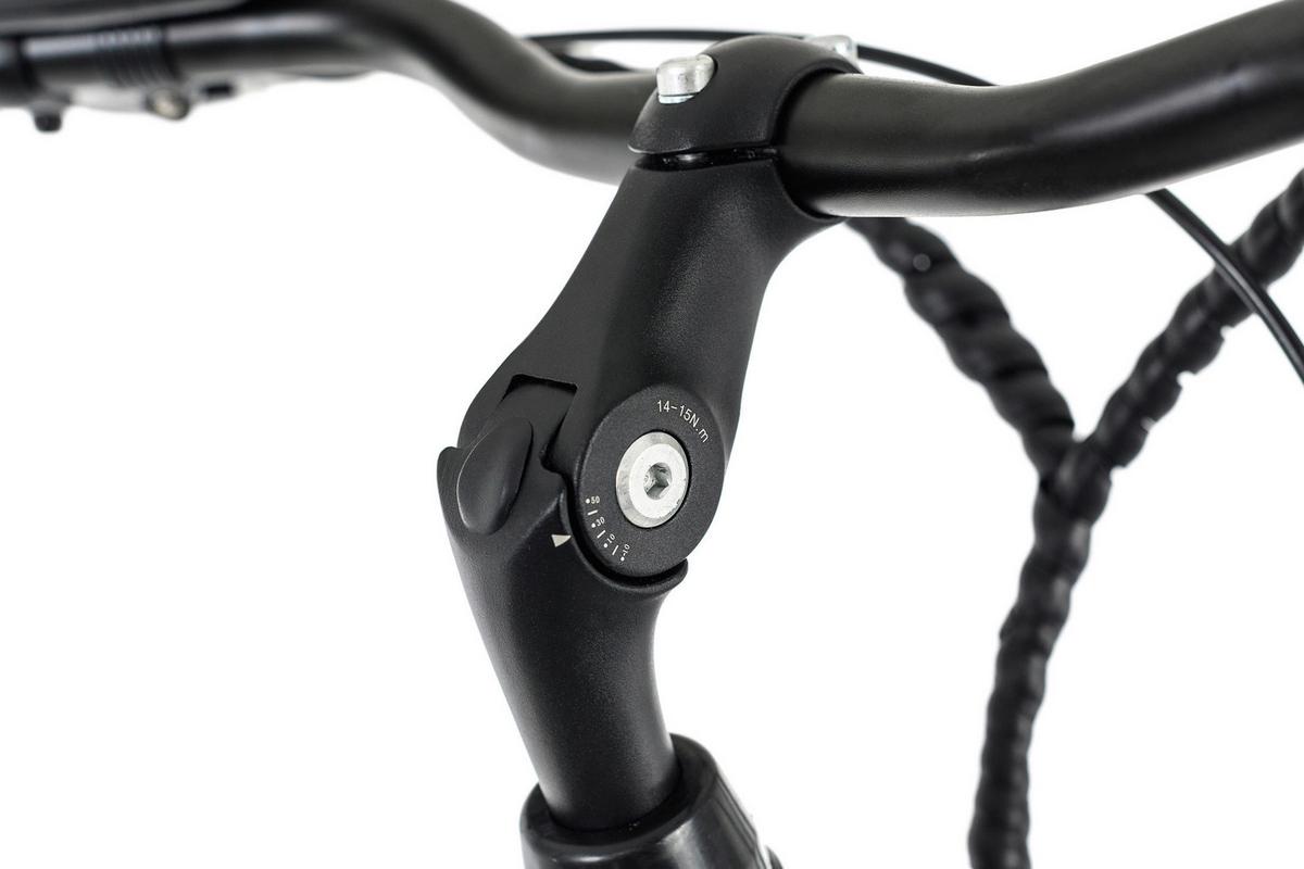 Elektrofahrrad 28 Zoll, 80 Km - Schwarz, MODERN, Metall