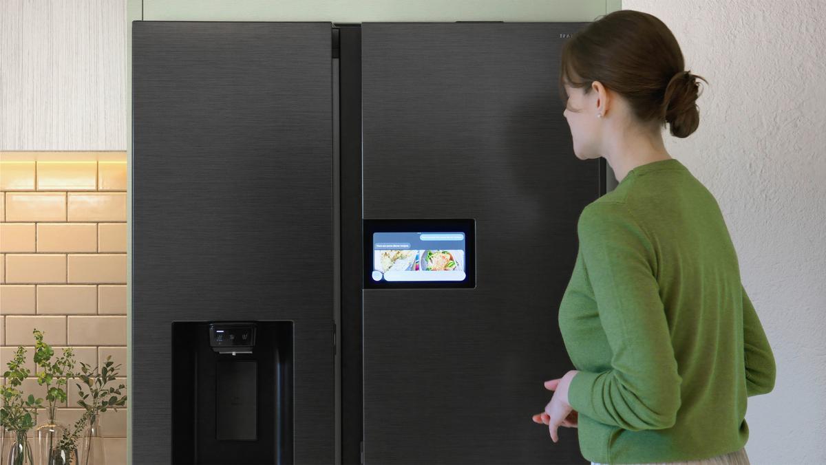 Side-by-side Rs90f64edfef Eekl: D, Nutzinhalt Ca. 401 L - Schwarz, Basics, Glas/Kunststoff (91,2/178,4/72,6cm) - Samsung