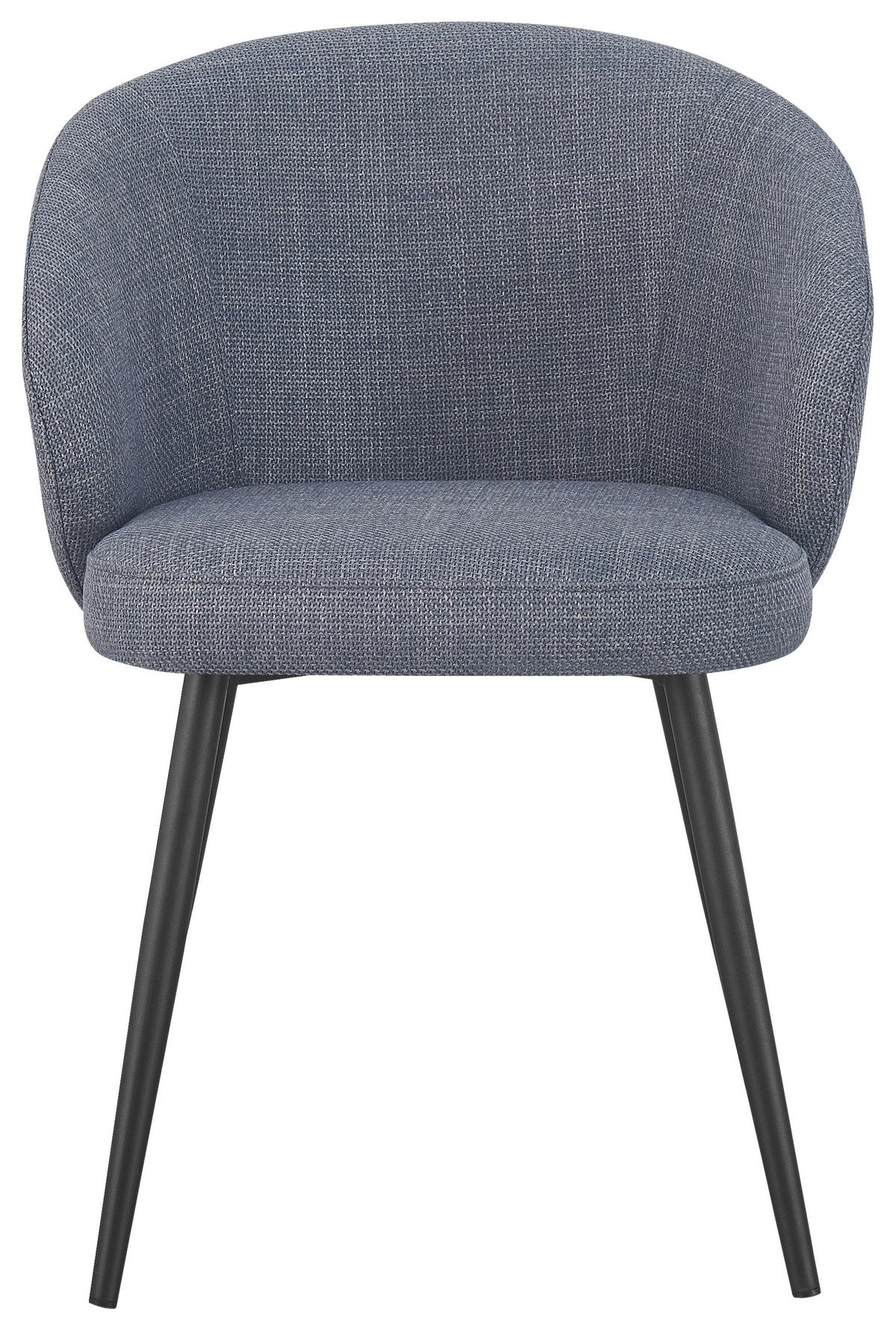STOLIČKA NALA - čierna/sivá, Lifestyle, kov/textil (57/76/60cm) - Mömax
