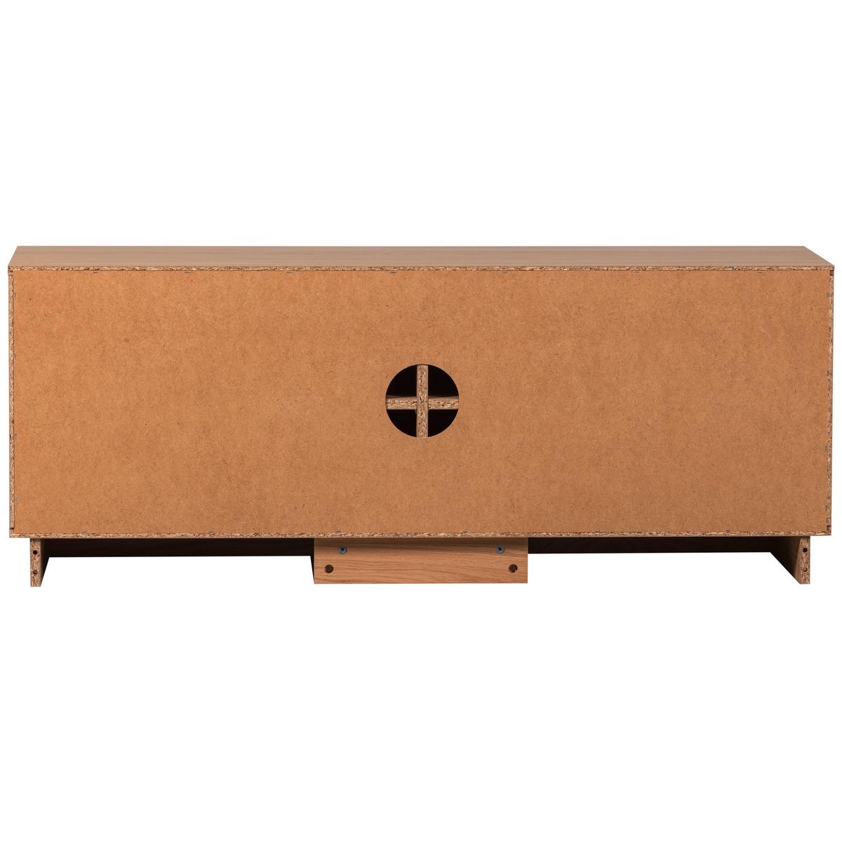 Lowboard Zuma Eichefarben B: 133cm - Eichefarben, Design, Holz (133/52/45cm) - Livetastic