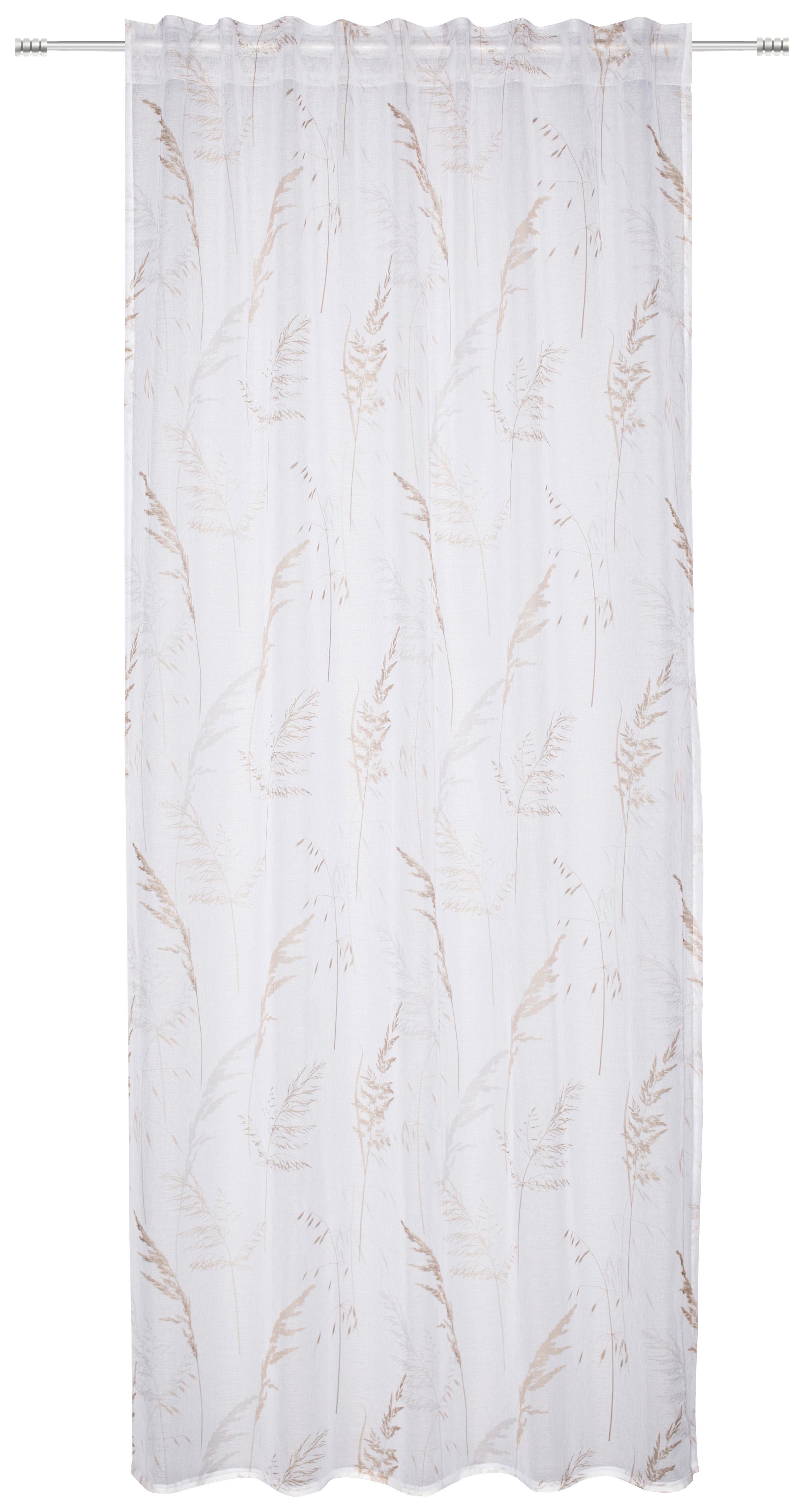 Fertigvorhang Dobby - Sandfarben, ROMANTIK / LANDHAUS, Textil (135/245cm) - James Wood