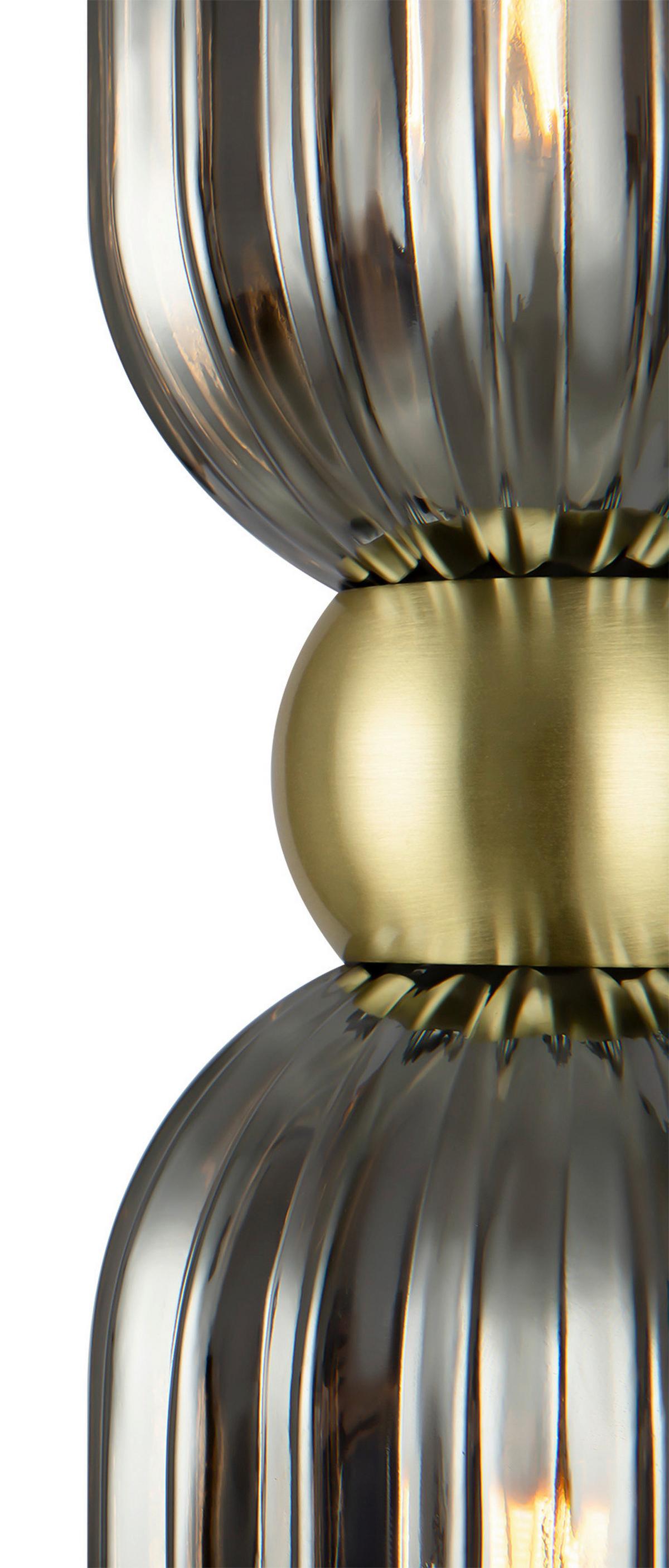 Wandleuchte Antic - Goldfarben, Trend, Glas/Metall (18/43,5/10cm) - MAYTONI
