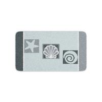 Badematte Ayla - Grau, Basics, Textil (65/115cm) - Grund