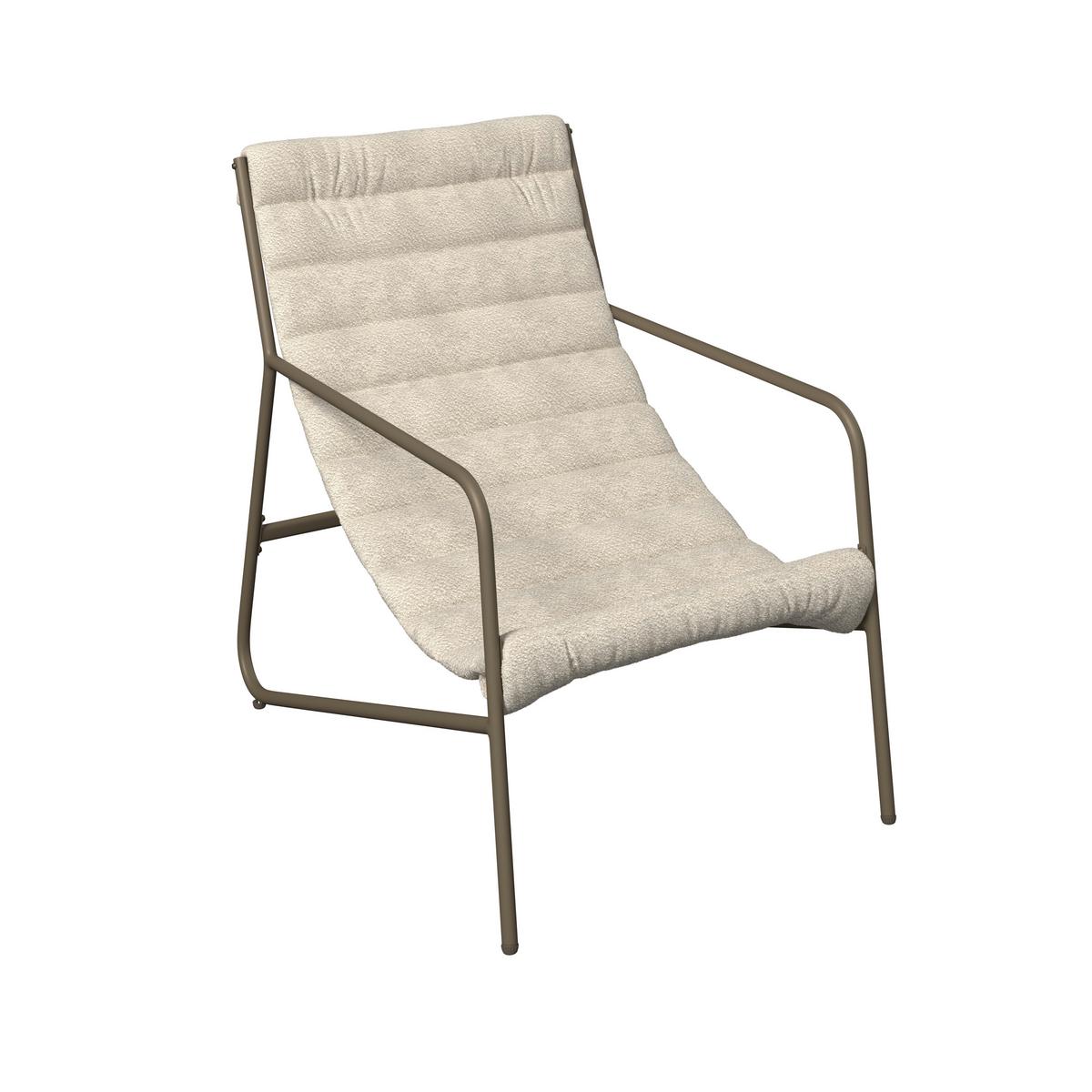 Balkonset Memphis - Braun, MODERN, Textil/Metall (87,5/78,5/61cm) - Beldano