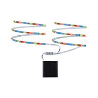 LED-Streifen Farbwechsler L: 2x 0,8 M, dimmbar - Weiß, Basics, Kunststoff/Metall (2x 80,0cm) - Paulmann