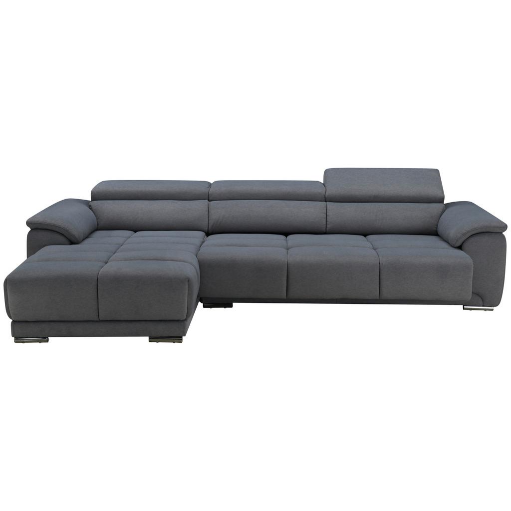 Ecksofa mit Relaxfunktion Captain Grau 182x294 cm